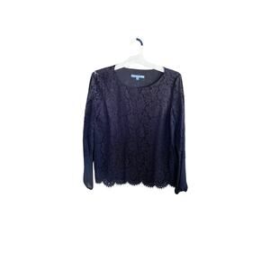 Lace Navy Antonio Melani Top